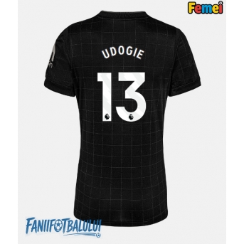 Tottenham Hotspur Destiny Udogie #13 Tricou Fotbal Replică 2025-26 Femei Deplasare